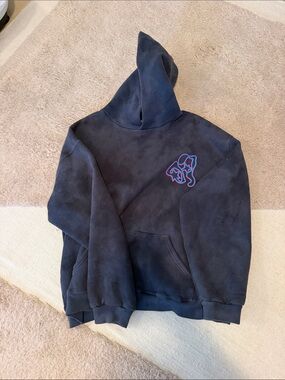Dark Blue Tie Dye Lost Daze Hoodie